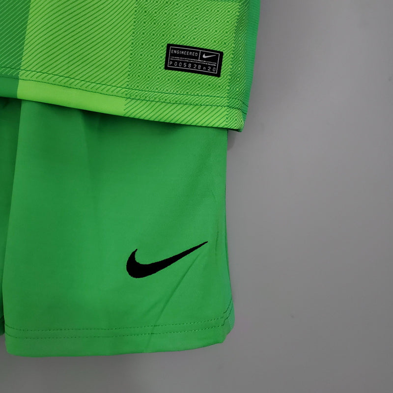 Conjunto Kids Nike Liverpool Green 2023