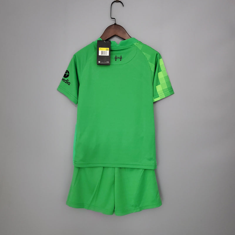 Conjunto Kids Nike Liverpool Green 2023