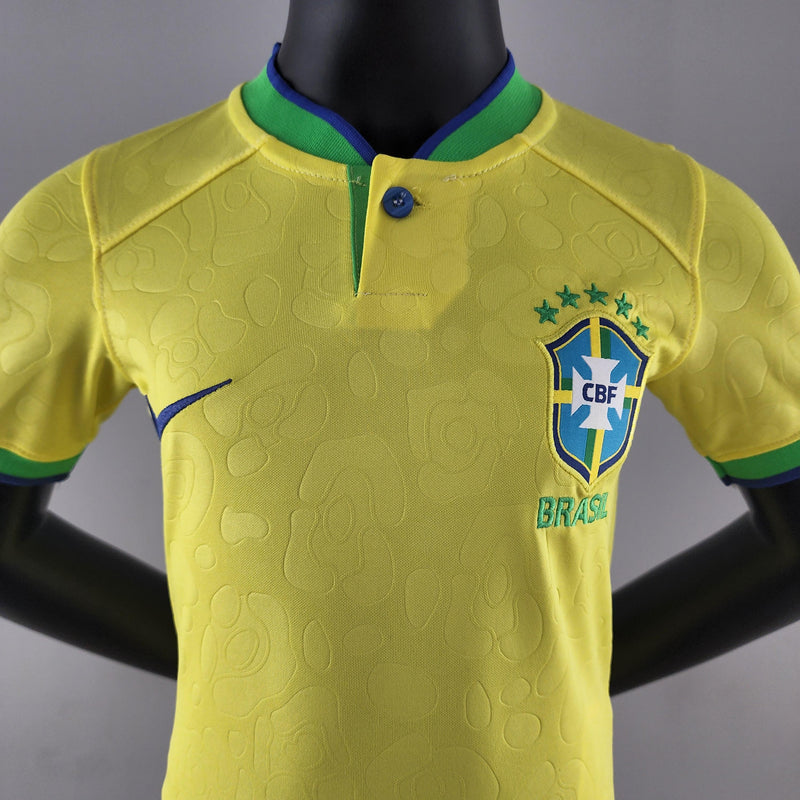 Conjunto Kids Nike Brasil 2022