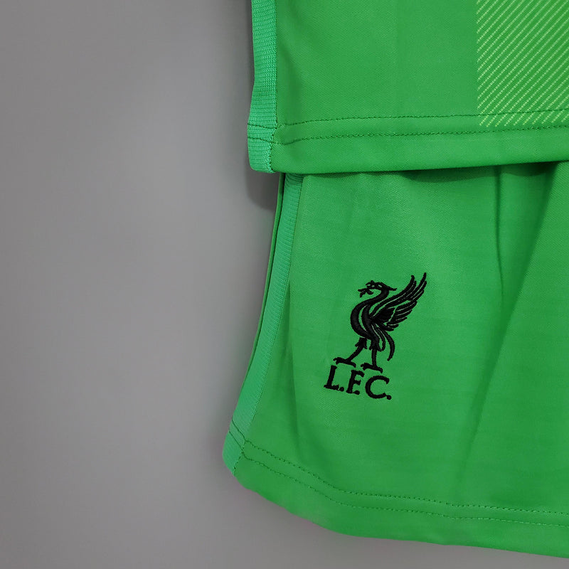 Conjunto Kids Nike Liverpool Green 2023