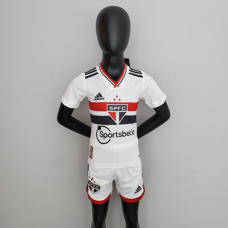 Conjunto Kids Adidas São Paulo I 2023