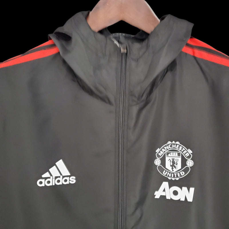 Corta Vento Adidas Manchester United Black