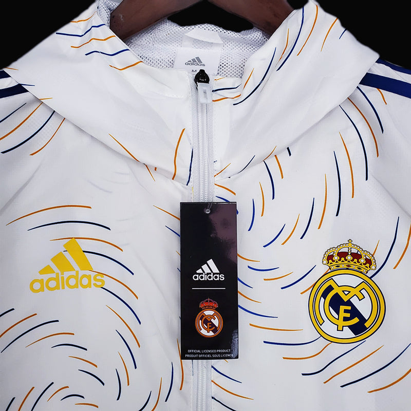 Corta Vento Adidas Real Madrid White