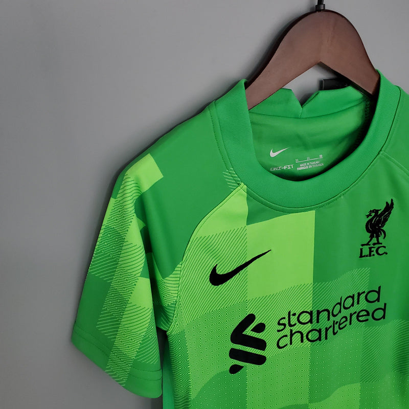 Conjunto Kids Nike Liverpool Green 2023